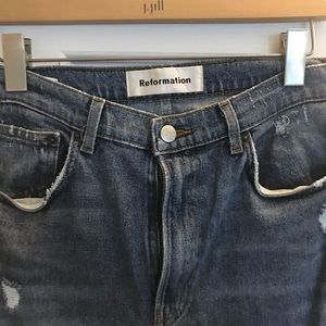 Reformation skinny jeans. Barely worn